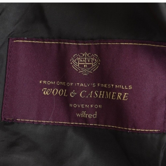 Aritzia Wilfred Cocoon Coat Jacket Wool Cashmere Green Size Small - Picture 10 of 14